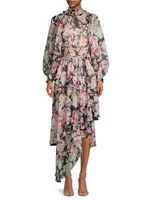 Astrid Floral Asymmetrical Dress