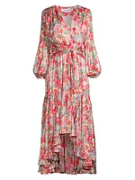 Makayla Floral High-Low Dress