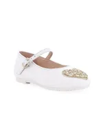 Baby's & Little Girl's Amora Heart Flats