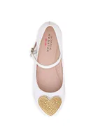 Little Girl's & Amora Heart Flats