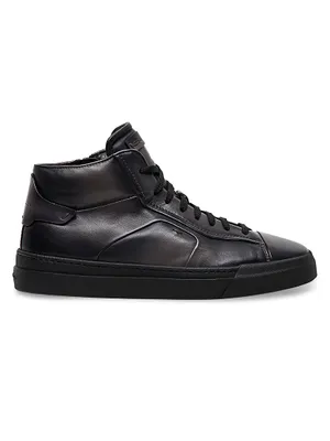 Filemon Leather High-Top Sneakers