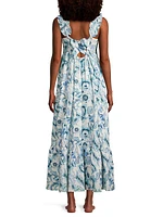 In The Pursuit Of Magic Mika Floral Shell Midi-Dress