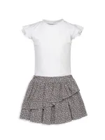 Girl's Remi Double Ruffle Skirt