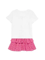 Little Girl's & Girl's Riley Ruffled Skirt