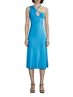 Phebe Cord Halterneck Midi-Dress