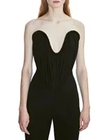 Gabriel Strapless Corset Jumpsuit