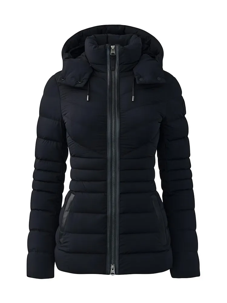 Patsy Hooded Stretch Down Jacket