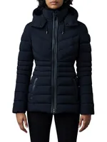 Patsy Hooded Stretch Down Jacket