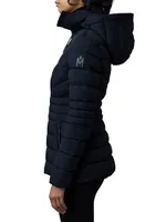 Patsy Hooded Stretch Down Jacket