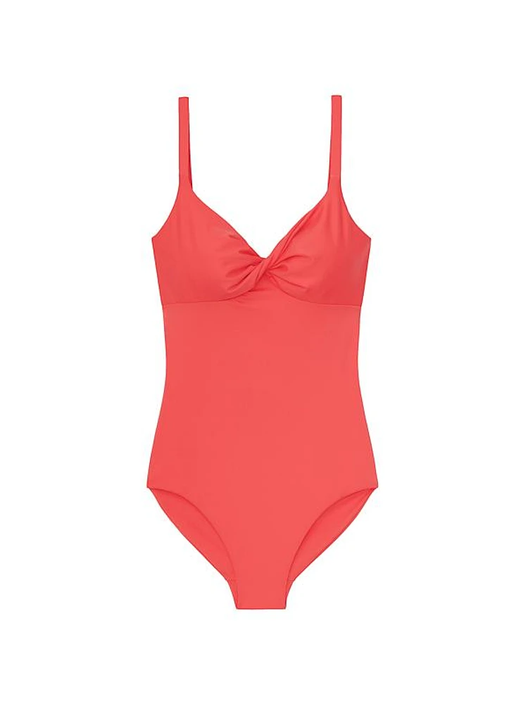 Tie-Back One-Piece Swimsuit