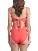 Tie-Back One-Piece Swimsuit