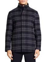 Clarence Plaid Wool Jacket