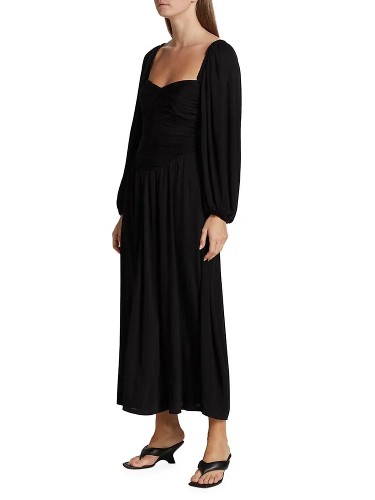 Vivian Ruched Maxi Dress