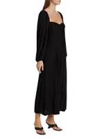 Vivian Ruched Maxi Dress