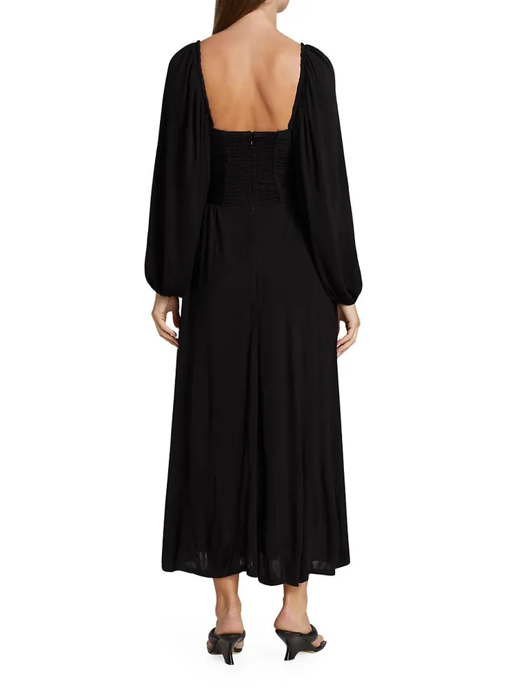 Vivian Ruched Maxi Dress