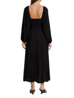 Vivian Ruched Maxi Dress