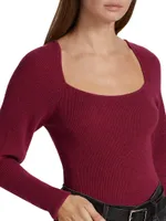 Wren Rib-Knit Sweater