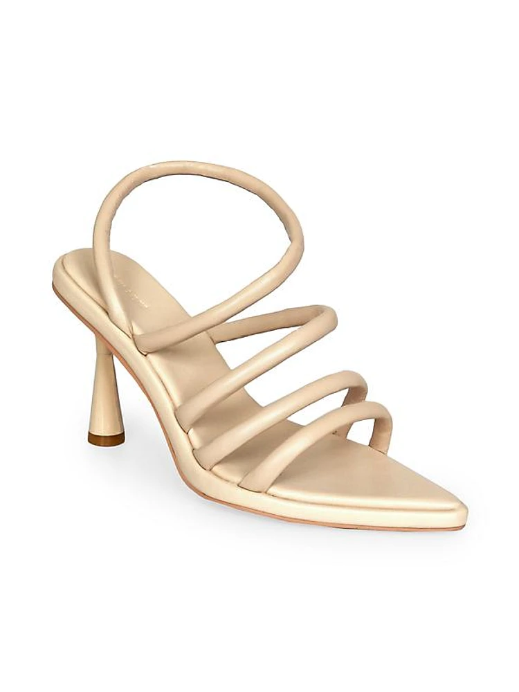 Liliana Ankle-Strap Heeled Sandals