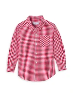 Little Boy's & Boy's Owen Button-Front Shirt