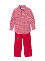 Little Boy's & Boy's Owen Button-Front Shirt