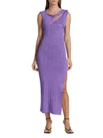 Sevrine Cutout Rib-Knit Maxi Dress