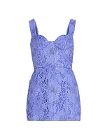 Bruna Embroidered Lace Minidress