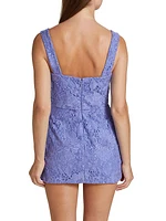 Bruna Embroidered Lace Minidress