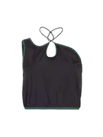 Seed & Soil Cinched Nylon Crop Top