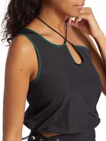 Seed & Soil Cinched Nylon Crop Top