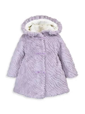 Baby Girl's, Little Girl's & Girls Ruffle Hood Coat