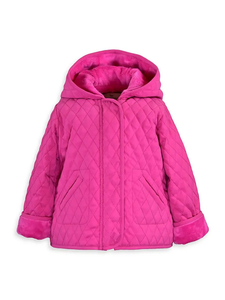 Baby Girls & Little Girl's Hooded Barn Jacket