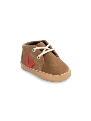 Baby's Suede Logo Sneakers