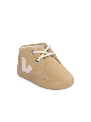 Baby's Suede Lace-Up Boots