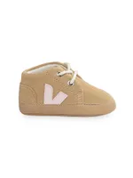 Baby's Suede Lace-Up Boots