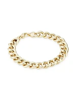 14K Yellow Gold Curb-Chain Bracelet