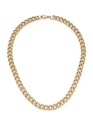 14K Yellow Gold Curb-Chain Necklace