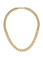 14K Yellow Gold Curb-Chain Necklace