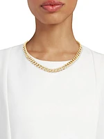 14K Yellow Gold Curb-Chain Necklace