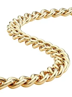 14K Yellow Gold Curb-Chain Necklace