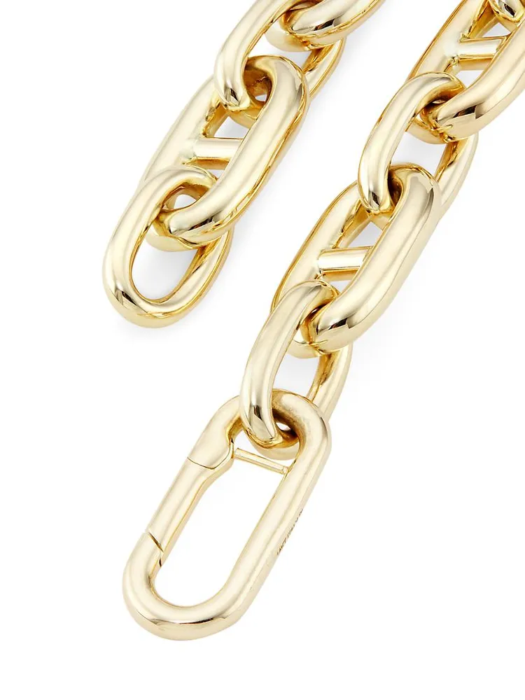 14K Yellow Gold Mariner-Chain Bracelet