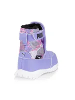 Little Girl's Quilted Puffer Snow Boots