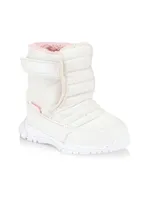 Little Girl's Quilted Puffer Snow Boots