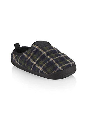 Little Boy's Puma Scuff Flannel Jr. Slippers