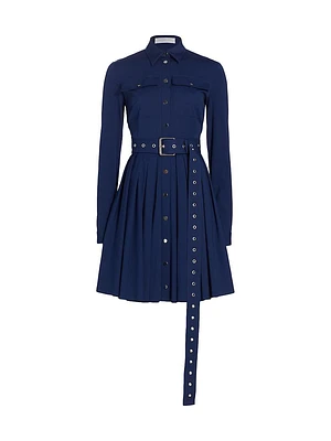 Cargo Belted Shirtdress