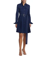 Cargo Belted Shirtdress