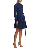 Cargo Belted Shirtdress