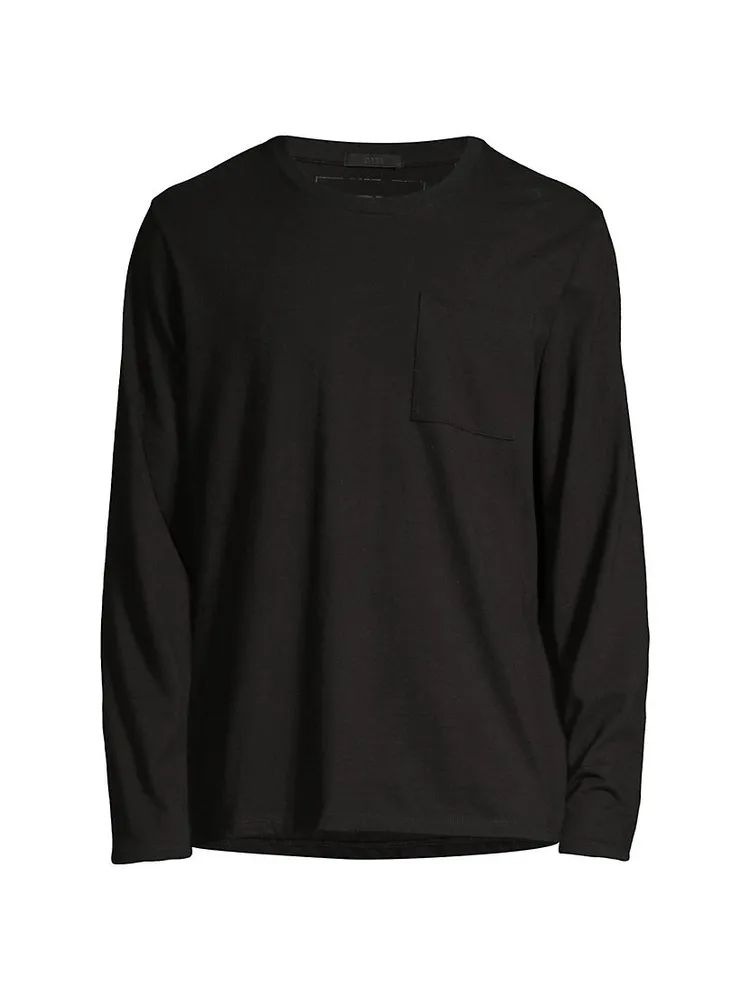 Oversized Long-Sleeve Cotton Tee