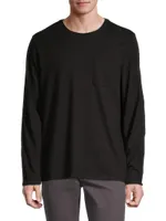 Oversized Long-Sleeve Cotton Tee