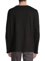 Oversized Long-Sleeve Cotton Tee