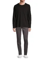 Oversized Long-Sleeve Cotton Tee